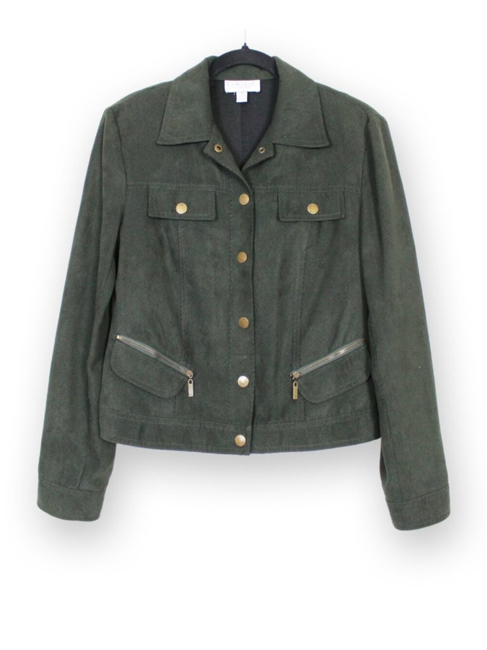 Conrad C Vintage Pin-Wale Corduroy Blazer Jacket Size 8
